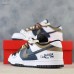 SB Dunk Low Running Shoes-White/Navy Blue-5093746
