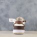 SB Dunk Low Running Shoes-White/Brown-902116