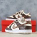 SB Dunk Low Running Shoes-White/Brown-902116