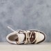 SB Dunk Low Running Shoes-White/Brown-902116