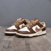 SB Dunk Low Running Shoes-White/Brown-328354