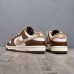 SB Dunk Low Running Shoes-White/Brown-328354
