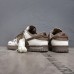 SB Dunk Low Running Shoes-White/Brown-7363565