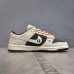 SB Dunk Low Running Shoes-White/Black-6470654