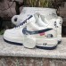 Air Force 1 AF1 Running Shoes-White/Navy Blue-1708486