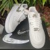 Air Force 1'07 Premium Molten Metal Running Shoes-White/Silver-3801639