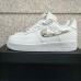 Air Force 1'07 Premium Molten Metal Running Shoes-White/Silver-3801639
