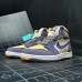 Air​ Jordan 1 ​High AJ1 Running Shoes-Purple/Khaki-4760961