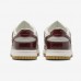 SB Dunk Low“Team Red Croc”Running Shoes-White/Wine Red-6275279