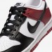 SB Dunk Low“Black Toe”Running Shoes-White/Black-3738705