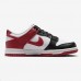 SB Dunk Low“Black Toe”Running Shoes-White/Black-3738705