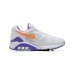 Air Max 180 "Bright Ceramic" Running Shoes-White/Orange-9003542