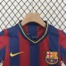 Retro 09/10 Kids Barcelona Home Navy Blue Red Kids Jersey Kit short Sleeve (Shirt + Short)-9269961