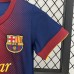 Retro 12/13 Kids Barcelona Home Navy Blue Red Kids Jersey Kit short Sleeve (Shirt + Short)-3277047