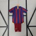 Retro 05/06 Kids Barcelona Home Navy Blue Red Kids Jersey Kit short Sleeve (Shirt + Short)-3602705
