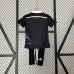 Retro 14/15 Kids Real Madrid Third Away Black Kids Jersey Kit short Sleeve (Shirt + Short)-9871707
