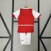 Retro 02/04 Kids Arsenal home Red White Kids Jersey Kit short Sleeve (Shirt + Short)-7779486