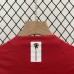Retro 07/08 Kids Manchester United M-U UEFA Champions League Home Red Kids Jersey Kit short Sleeve (Shirt + Short)-7712643
