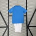 Retro 87/88 Kids Napoli Home Blue Kids Jersey Kit short Sleeve (Shirt + Short)-8025898