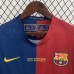 Retro 08/09 Barcelona Champions League Home Blue Red Jersey Kit Long Sleeve-8006700