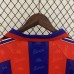 Retro 96/97 Barcelona Home Blue Red Jersey Kit Long Sleeve-9885173
