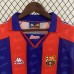 Retro 96/97 Barcelona Home Blue Red Jersey Kit Long Sleeve-9885173