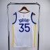 DURANT #35 Warriors City White NBA Jersey-8138789