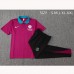 24/25 Paris Saint-Germain PSG Training Wine Red Jersey Kit short Sleeve (Shirt + Short)-6913737