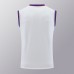 24/25 Barcelona Training White Blue Jersey Kit Sleeveless (Vest + Short)-8349445