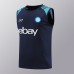 24/25 Napoli Naples Training Navy Blue Jersey Kit Sleeveless (Vest + Short)-7202593