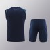 24/25 Napoli Naples Training Navy Blue Jersey Kit Sleeveless (Vest + Short)-7202593