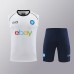 24/25 Napoli Naples Training White Jersey Kit Sleeveless (Vest + Short)-5928053