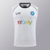 24/25 Napoli Naples Training White Jersey Kit Sleeveless (Vest + Short)-5928053