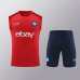 24/25 Napoli Naples Training Red Jersey Kit Sleeveless (Vest + Short)-1801921