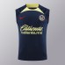 24/25 America Training Nvay Blue Jersey Kit Sleeveless (Vest + Short)-659636