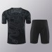 24/25 Real Madrid Training Black White Jersey Kit short Sleeve (Shirt + Short)-8090490