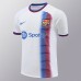 24/25 Barcelona Training White Blue Jersey Kit short Sleeve (Shirt + Short)-9706464