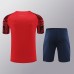 24/25 Napoli Naples Training Red Jersey Kit short Sleeve (Shirt + Short)-6606242