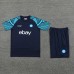 24/25 Napoli Naples Training Navy Blue Jersey Kit short Sleeve (Shirt + Short)-608910