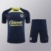 2024 America Training Navy Blue Jersey Kit short Sleeve (Shirt + Short)-3705500