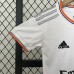 Retro kids 13/14 Real Madrid home White Kids Jersey Kit short Sleeve (Shirt + Short)-6515736