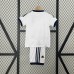 Retro kids 12/13 Real Madrid home White Black Kids Jersey Kit short Sleeve (Shirt + Short)-4390695