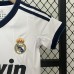 Retro kids 12/13 Real Madrid home White Black Kids Jersey Kit short Sleeve (Shirt + Short)-4390695