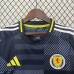 2024 Scotland Home Gray Black Jersey Kit short sleeve-538849
