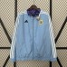 2024 Argentina Trench Coat Reversible Purple Blue Windbreaker Long Sleeve-9664464