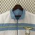 24/25 Lazio Trench Coat Reversible Black White Windbreaker Long Sleeve-919420