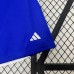 2024 Chile Home Shorts Blue White Shorts Jersey-8745190