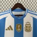 2024 Argentina Home White Blue Jersey Kit short Sleeve (Shirt + Short)-4924911