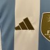 2024 Kids Argentina Home Kids White Blue Jersey Kit short sleeve (Shirt + Short + Socks)-874038