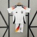 2024 Kids Germany Home Kids White Jersey Kit short sleeve (Shirt + Short + Socks)-9224092